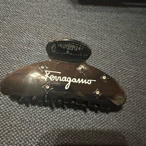 Ferragamo Black Hair Clip